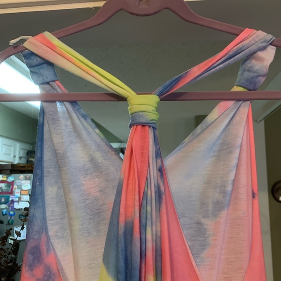 Bobbie Brooks cover up size Med- Tie Dye, Adjustable- Very cute. EUC - Picture 5 of 14